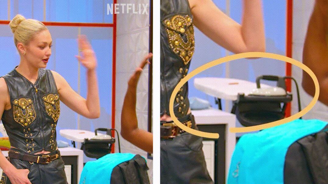 Żelazko ze stacją parową Laurastar Smart I White w Netflix w programie Next in Fashion