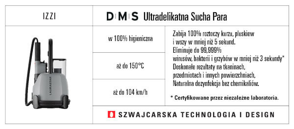 Higienizująca parownica Laurastar Izzi