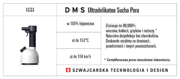 Parownica higienizująca do ubrań Iggi